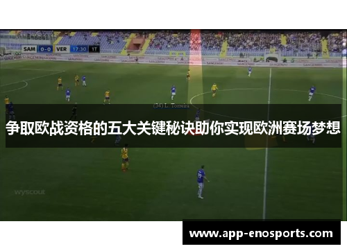 争取欧战资格的五大关键秘诀助你实现欧洲赛场梦想