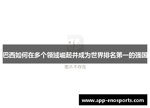 巴西如何在多个领域崛起并成为世界排名第一的强国